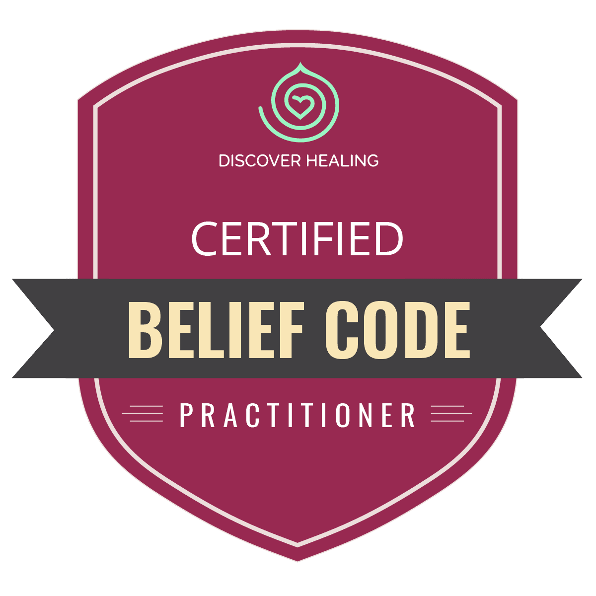Belief Code Practitioner certification badge